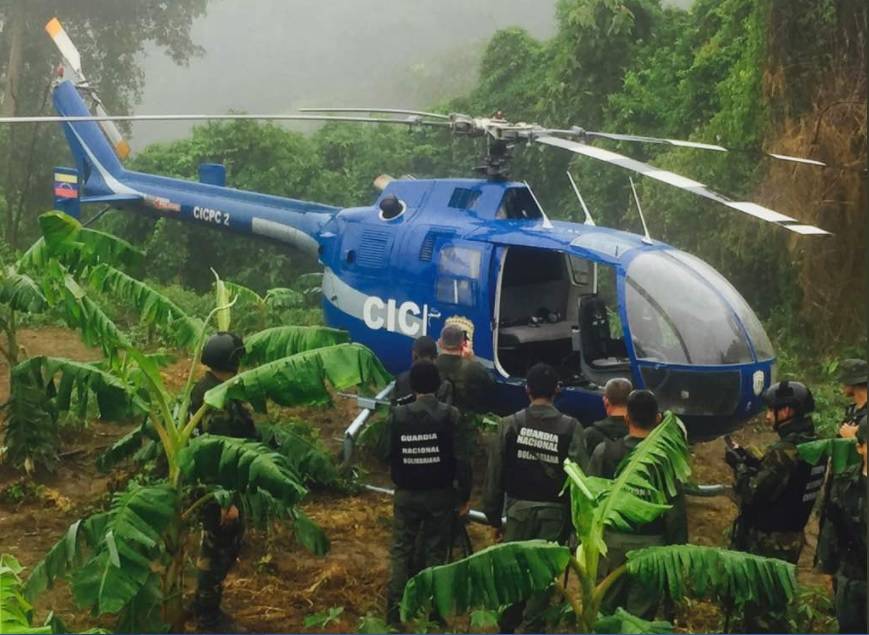 Hallan el helicóptero que fue usado para atacar la sede de Supremo venezolano