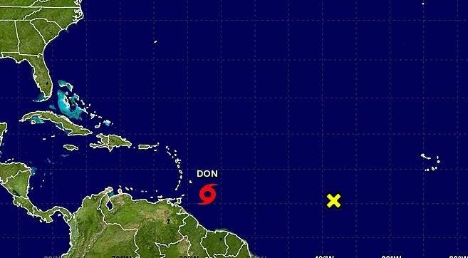 ONAMET descarta tormenta tropical Don represente riesgo para RD