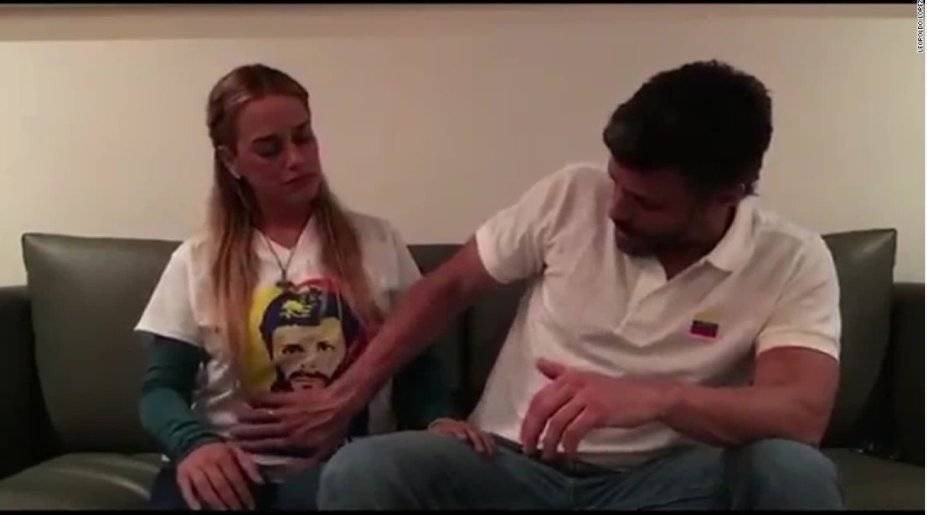 Video: Lilian Tintori, esposa de Leopoldo López, está embarazada