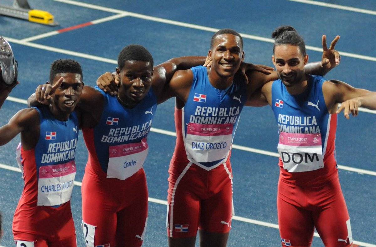 República Dominicana conquista otro oro en Taipei; gana competencia de Relevo