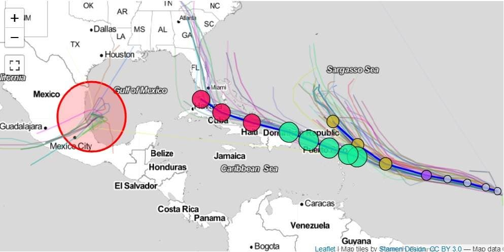 Poderoso huracán Irma avanza hacia las islas del Caribe