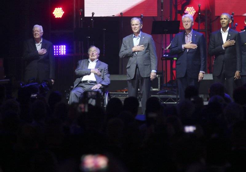 Cinco expresidentes de EEUU y Lady Gaga en concierto para recaudar fondos de apoyo a víctimas de huracanes