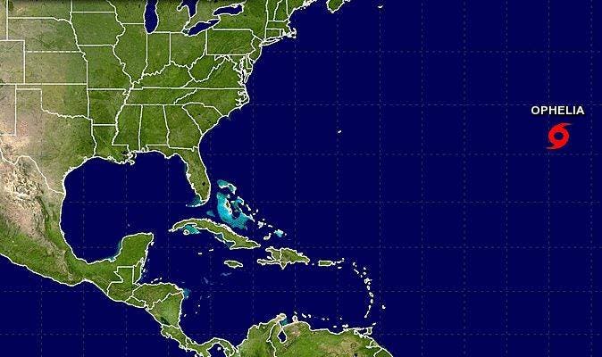 Tormenta tropical Ophelia podría convertirse en huracán el jueves