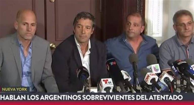 Sobrevivientes argentinos dicen que atentado en N.York no perturbará su vida
