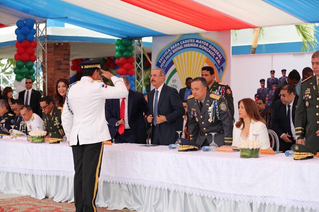 Fotos: Presidente Danilo Medina encabeza graduación de cadetes