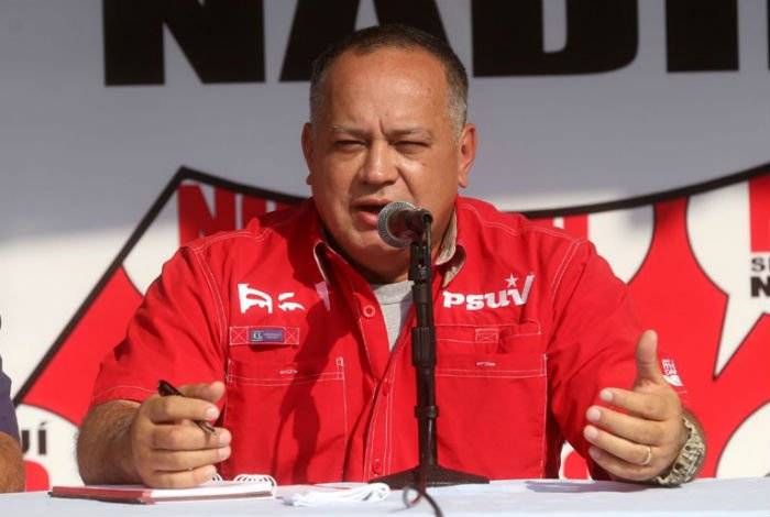 Cabello insiste en que “no hay nada que negociar” con oposición venezolana