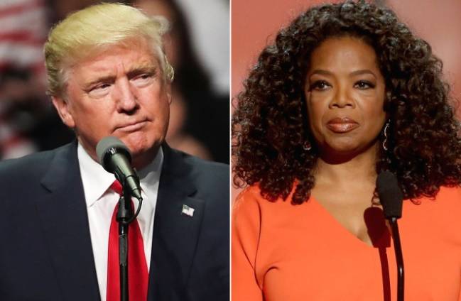Trump afirma que vencería a Oprah Winfrey en presidenciales 2020