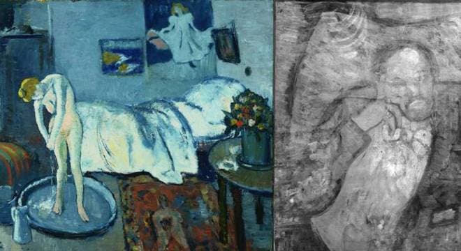Descubren con rayos X una pintura oculta en un cuadro de Picasso
