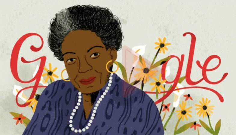 Google dedica un “doodle” a la poeta y activista afroamericana Maya Angelou