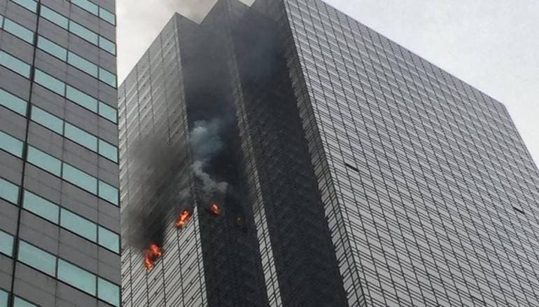 Incendio en la Trump Tower deja un muerto y cuatro heridos