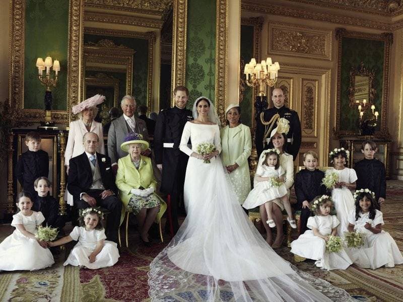 Vea aquí las fotos familiares de la boda real