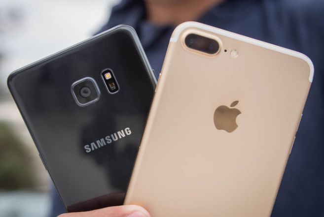 Apple y Samsung zanjan disputa sobre smartphones