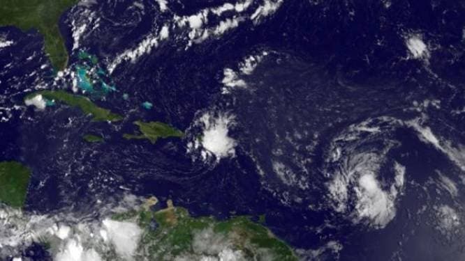 Depresión tropical formada en el Atlántico se disipará el fin de semana