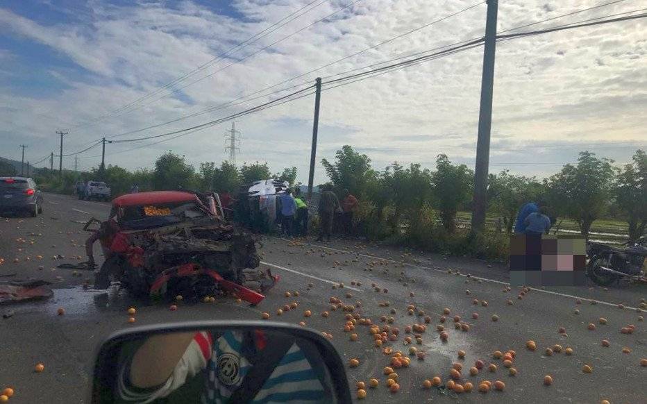 Tres muertos y varios heridos en accidente de tránsito en la autopista Duarte