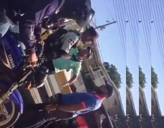 Video: Hombres armados piden a un agente DIGESETT le devuelva la llave a conductor de motor