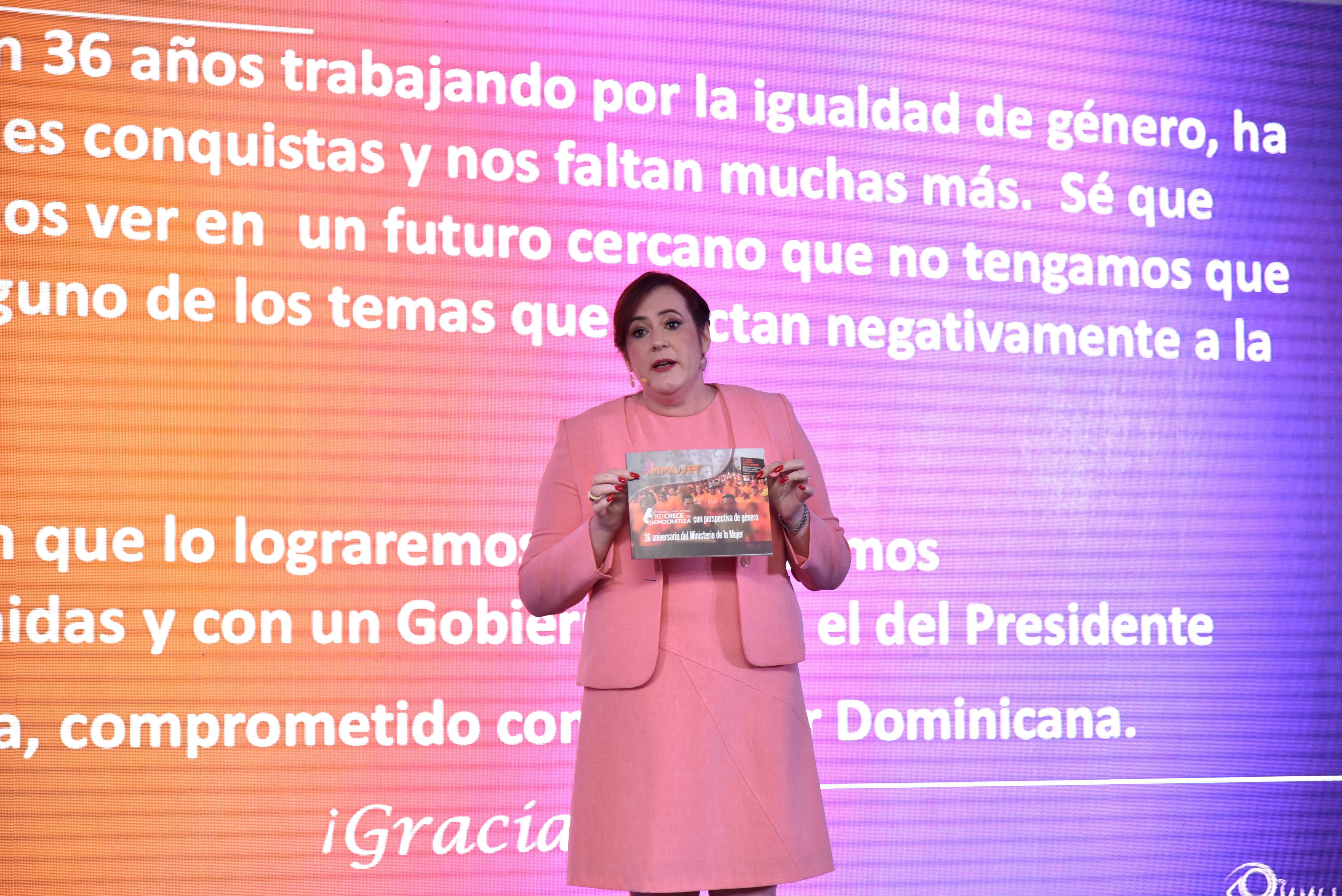 Janet Camilo presenta avances en materia de igualdad en los seis años del gobierno de Danilo Medina