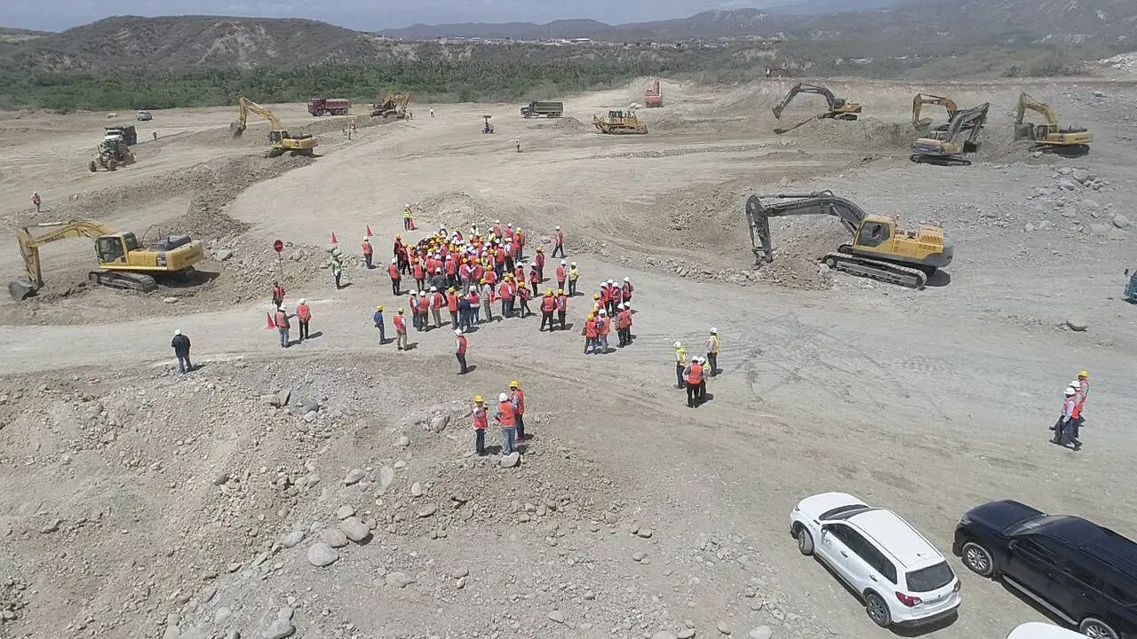 INDRHI afirma construcción presa de Monte Grande avanza en un 35%