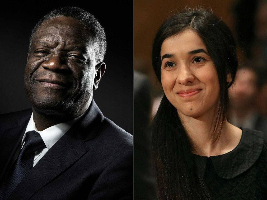 Nobel de la Paz reconoce lucha contra la violencia sexual de Mukwege y Murad
