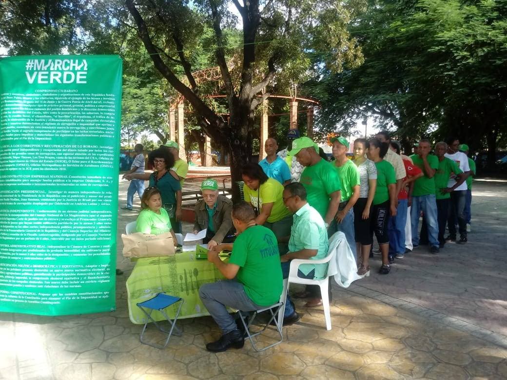 Marcha Verde inicia jornadas de suscripción a compromiso por el fin de la impunidad