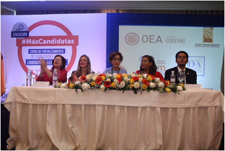 Candidatas dominicanas participan de curso de formación de la OEA-EFEC