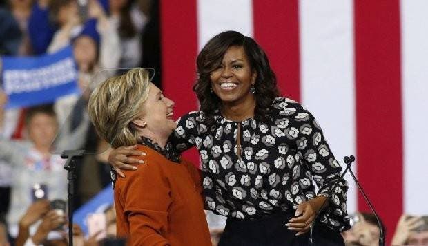 Michelle Obama desbanca a Hillary Clinton como la mujer más admirada en EEUU