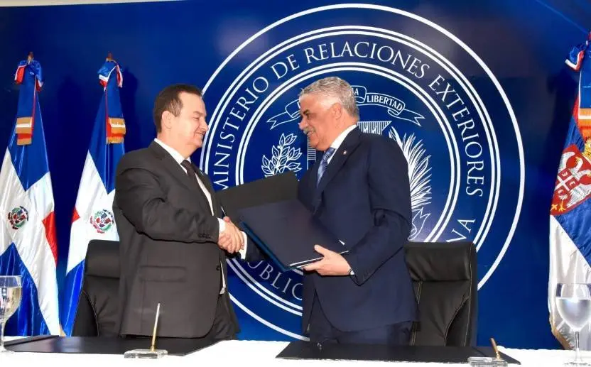 República Dominicana y Serbia firman acuerdos cooperación y suprimen visados
