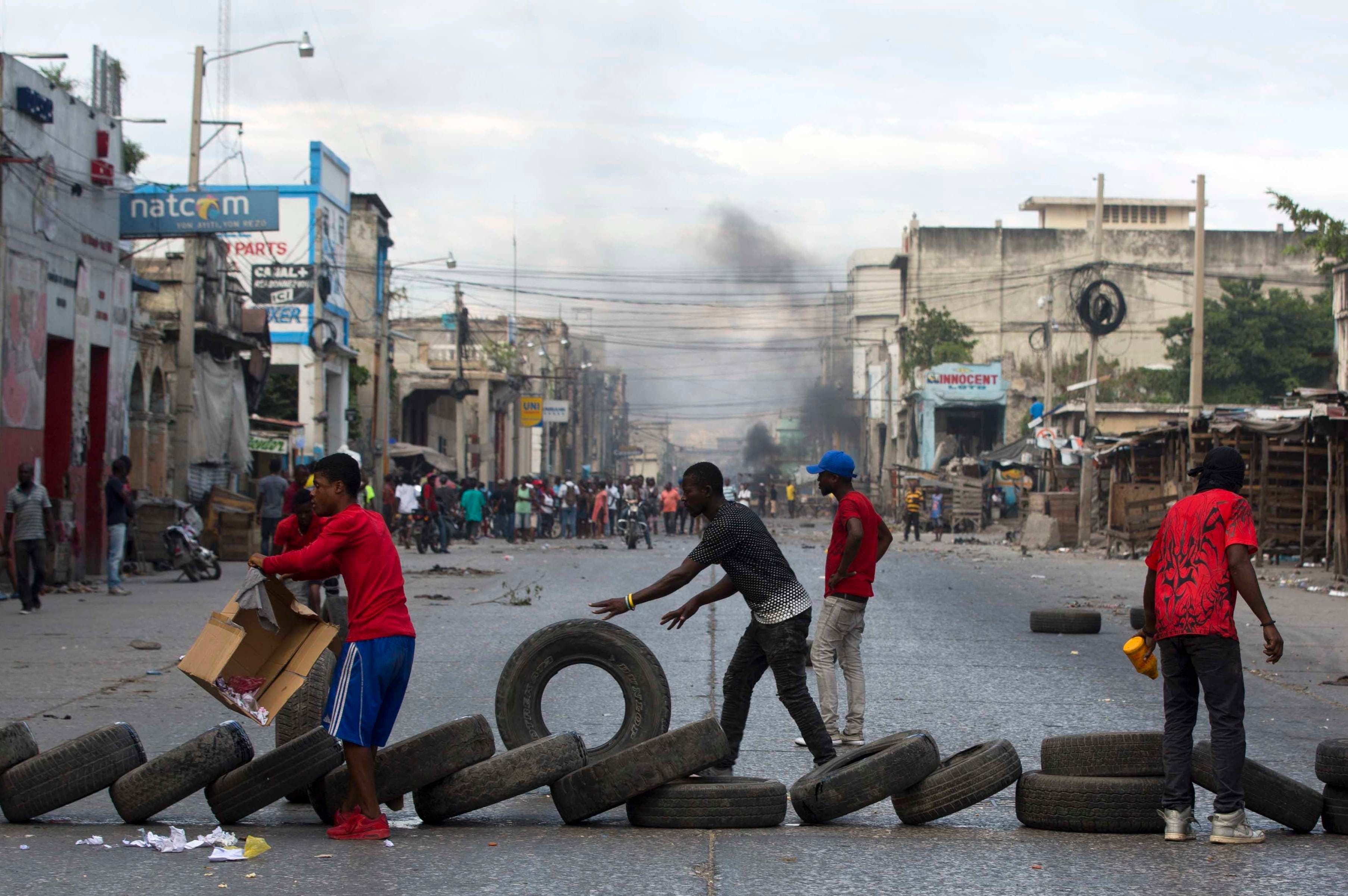 Capital haitiana, paralizada en medio de protestas contra Jovenel Moise por crisis económica