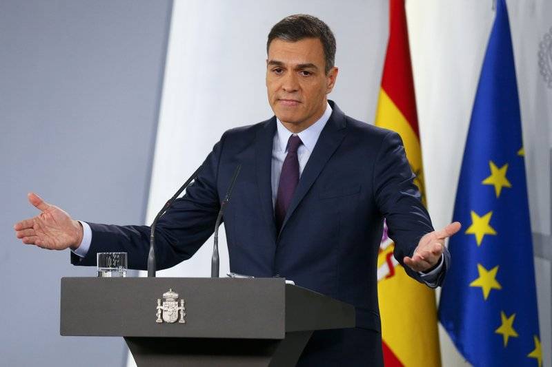 El presidente de España, Pedro Sánchez  llama a elecciones anticipadas