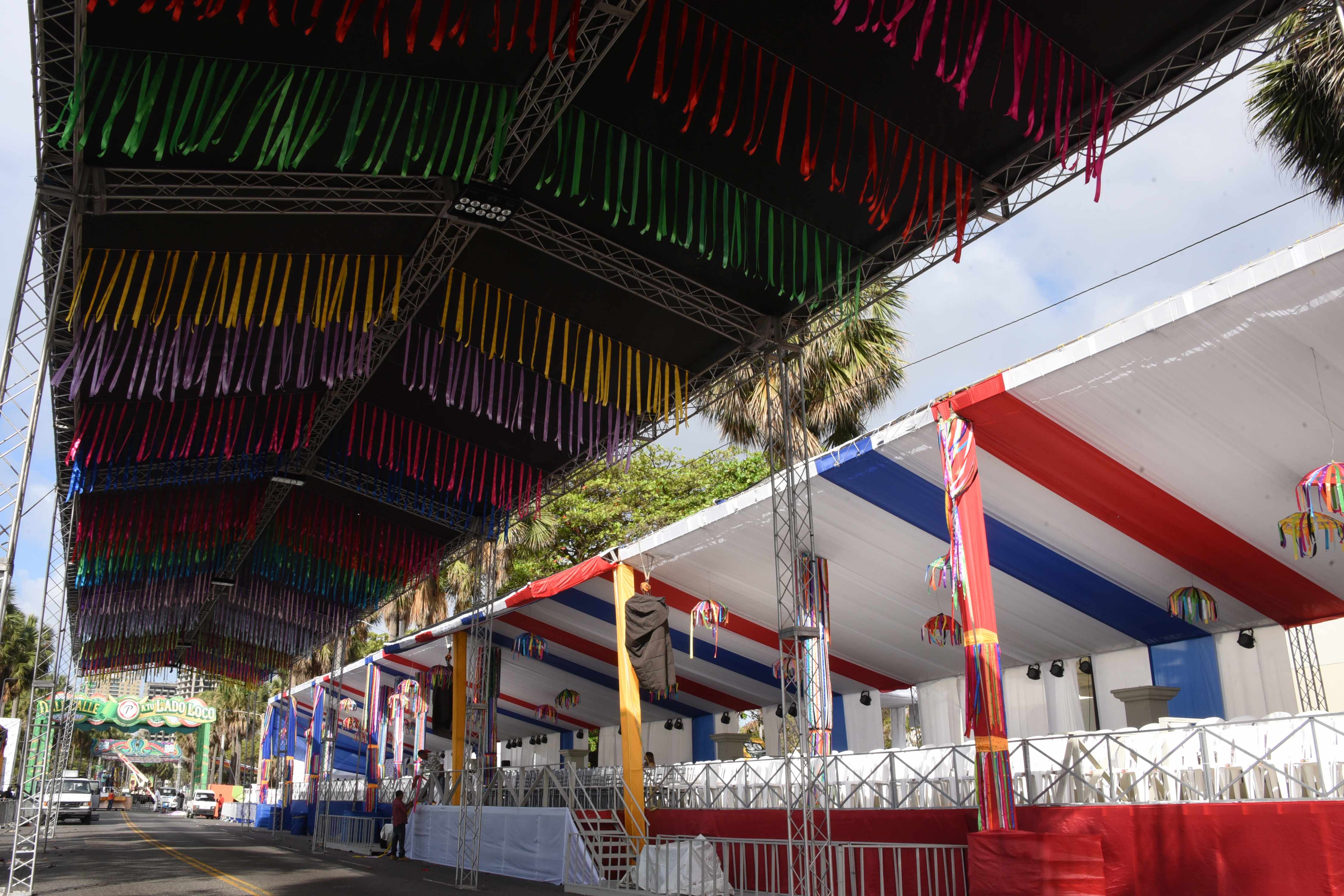 El Malecón está listo para el Desfile Nacional del Carnaval de hoy
