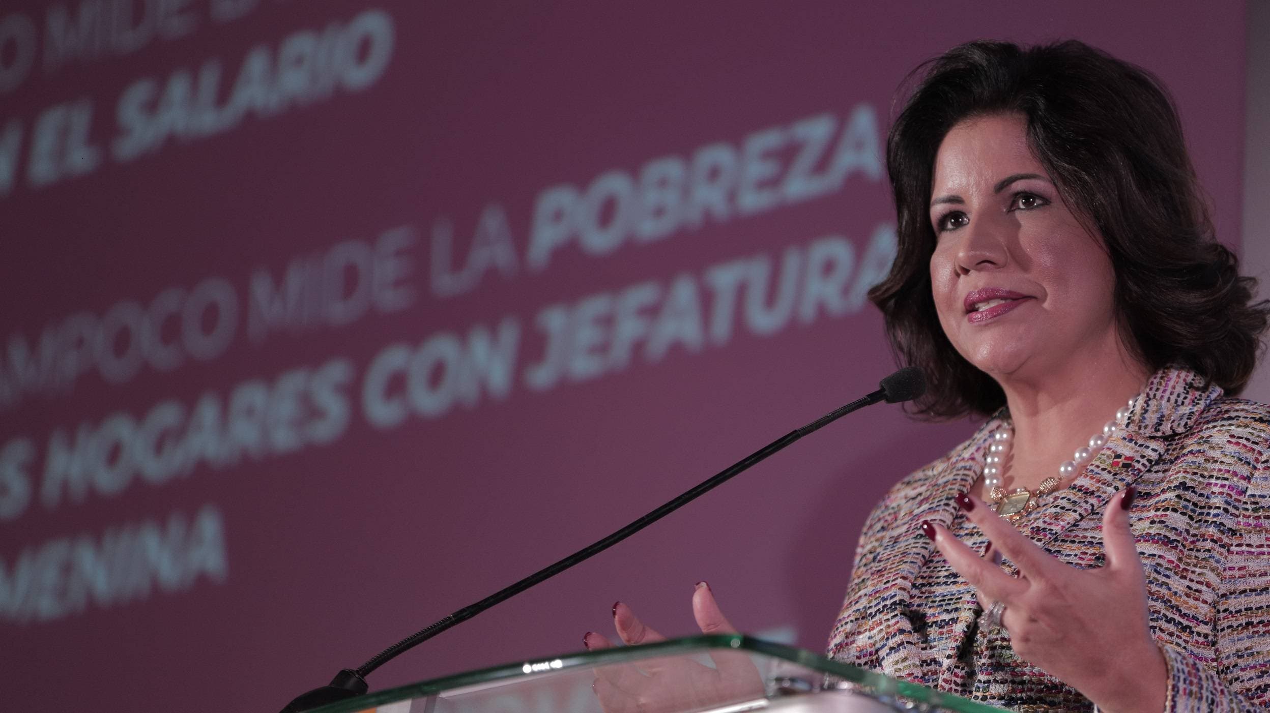 Margarita Cedeño reclama mayor participación política y económica de la mujer en la región
