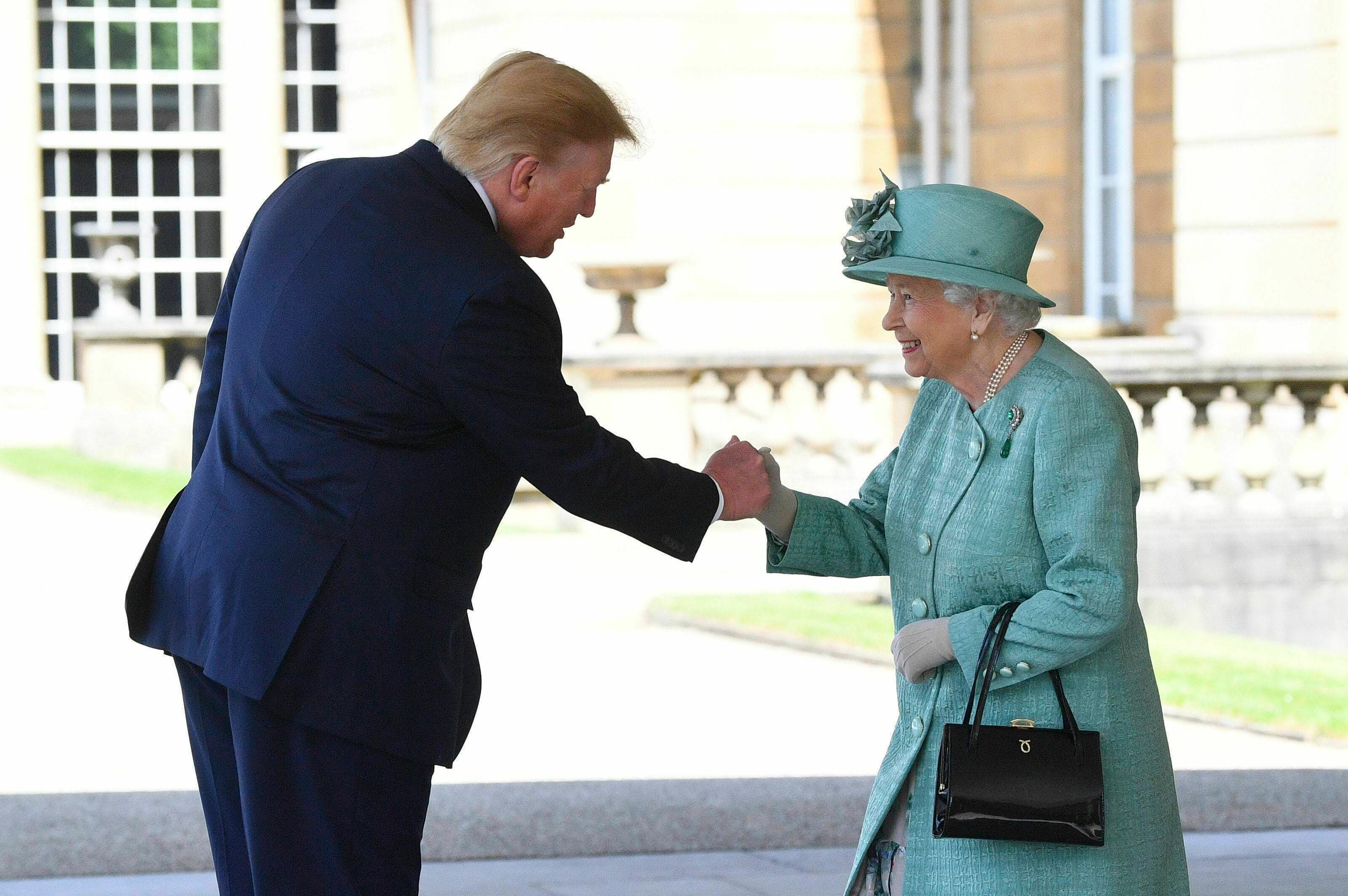 Vea en fotos el encuentro de la reina Isabel II con el presidente Donald Trump