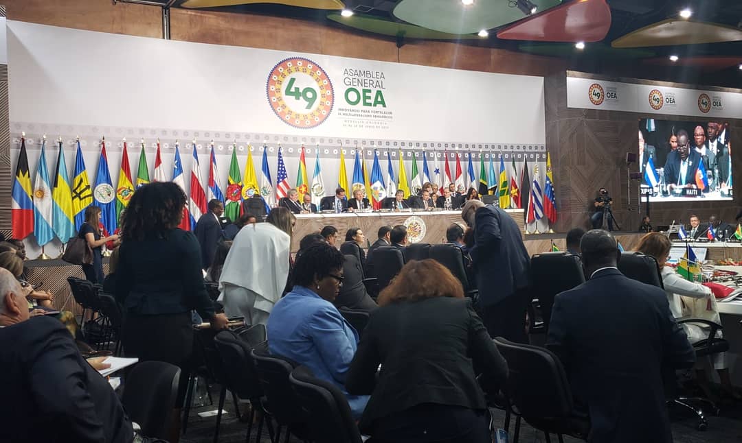 Deploran ausencia del tema corrupción en agenda de la 49ª. Asamblea General de la OEA