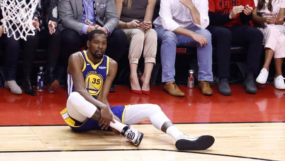 Kevin Durant sufre una lesión en el tendón de Aquiles de su pie derecho