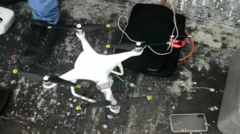 Mira porqué la Policía usó drones en instalaciones del Congreso