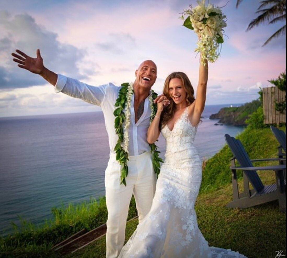 El actor Dwayne “The Rock” Johnson se casa en una «ceremonia secreta» en Hawái