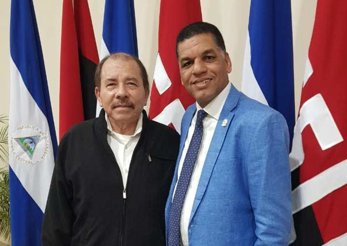 Presidente de Nicaragua se reúne con diputado dominicano para abordar temas del fortalecimiento del PARLACEN