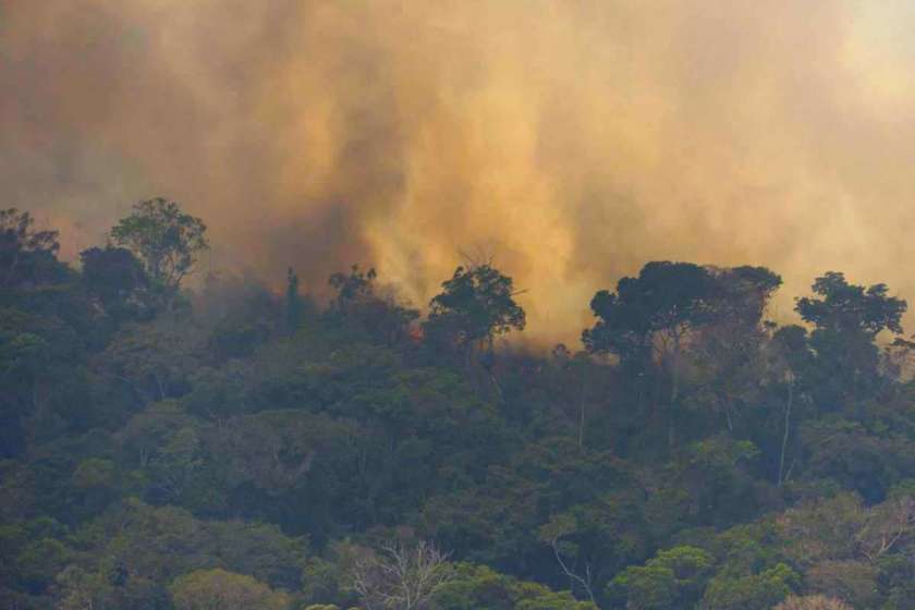 Ejército de Brasil inicia combate de incendios en Amazonía