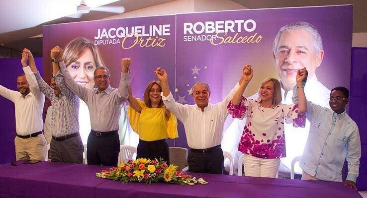 Roberto Salcedo y Jacqueline Ortiz realizan asamblea con coordinadores electorales