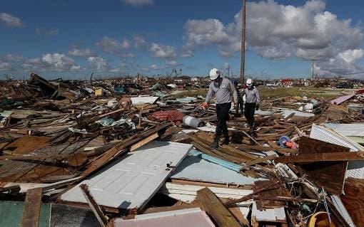 Los daños por huracán Dorian en las Bahamas fueron de 7.000 millones dólares