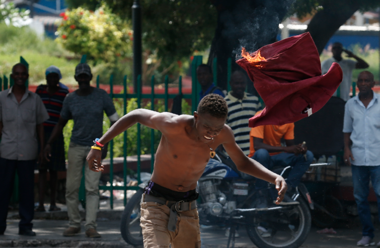 Presidente Jovenel Moïse enfrenta quinta semana de protestas en Haití
