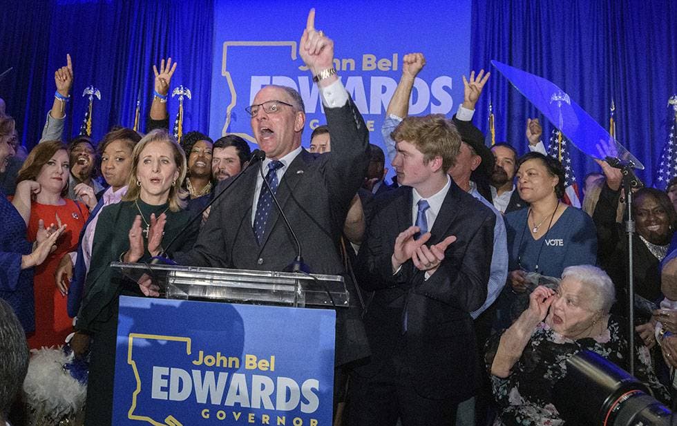 La conservadora Luisiana reelige al demócrata Edwards