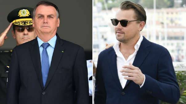 Bolsonaro acusa a Leonardo DiCaprio de financiar organismos que incendian la Amazonía