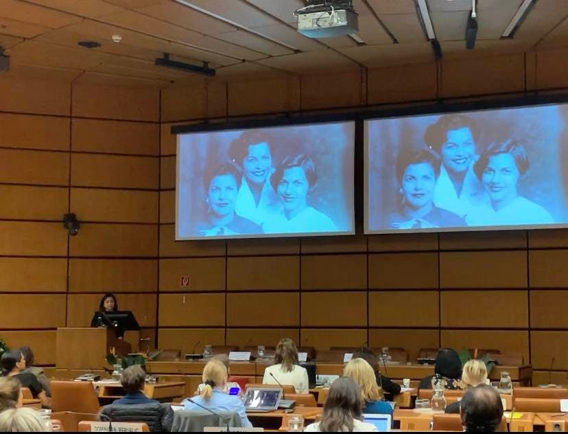 Embajadora emociona audiencia en las Naciones Unidas de Viena al narrar la historia de las Hermanas Mirabal