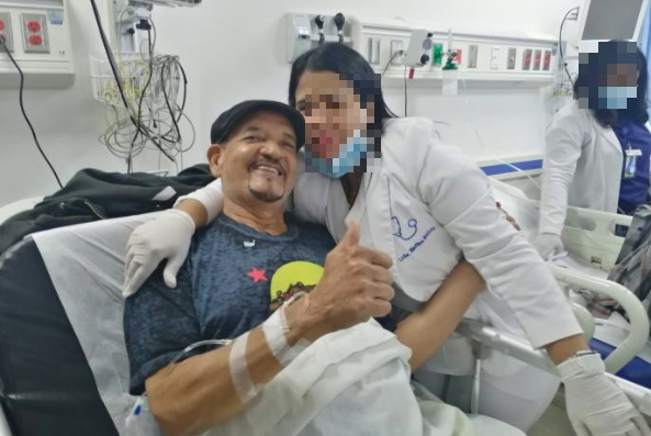 Merenguero  Jerry Vargas «El Nazareno» en cuidados intensivos en clínica Cruz Jimián