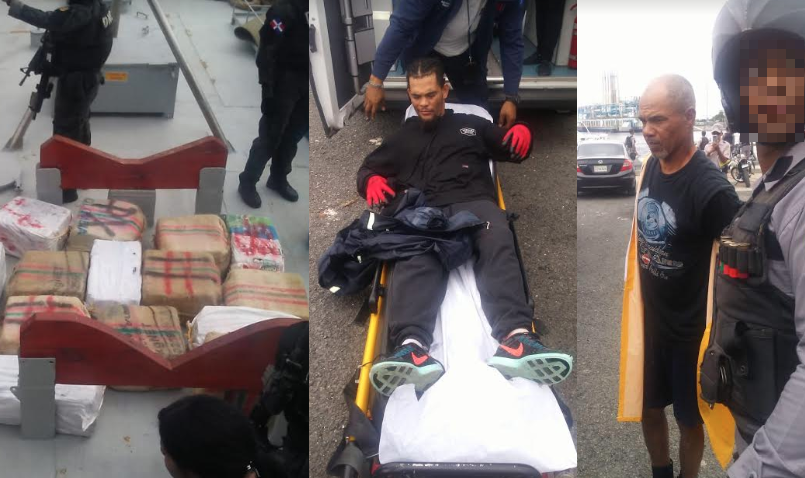 Dos heridos y 21 sacos de «cocaína» confiscados durante operativo en puerto de SPM