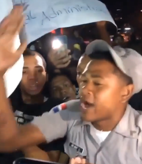 «Yo no aguanto esto ya yo estoy desesperado», expresa miembro de PN durante protesta