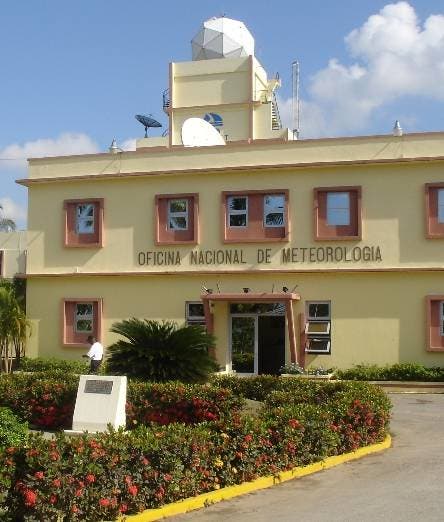 Fachada de la Oficina Nacional de Meteorología (ONAMET), fuente externa 28/06/2010