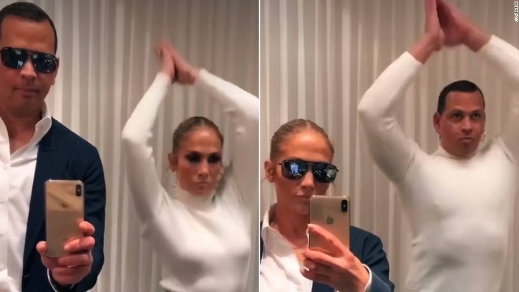 VÍDEO: Jennifer López y Alex Rodríguez intercambian ropa mientras bailan