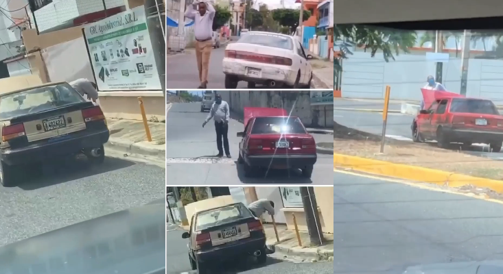Video: Simula que su vehículo está averiado para «estafar» conductores