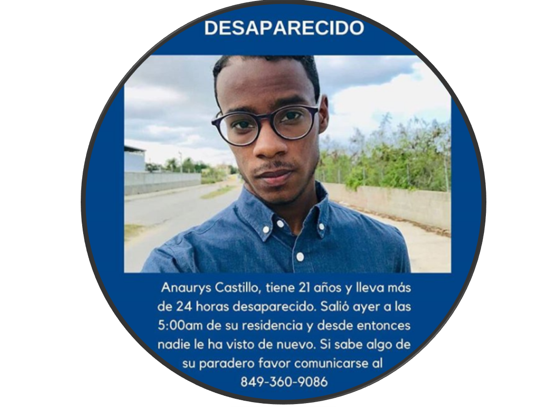 Desaparecido estudiante de la UASD Anaurys Castillo